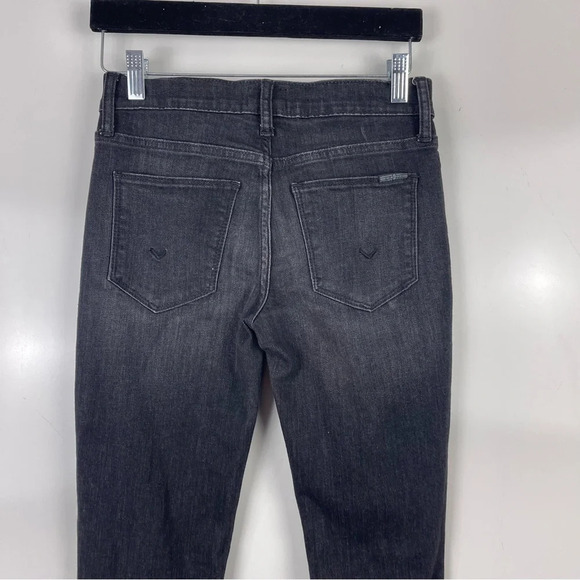 Hudson Natalie Mid Rise Super Skinny Ankle Jeans Distressed Size 24 - Picture 7 of 9